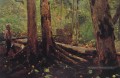 Woodchopper dans les Adirondacks réalisme peintre Winslow Homer